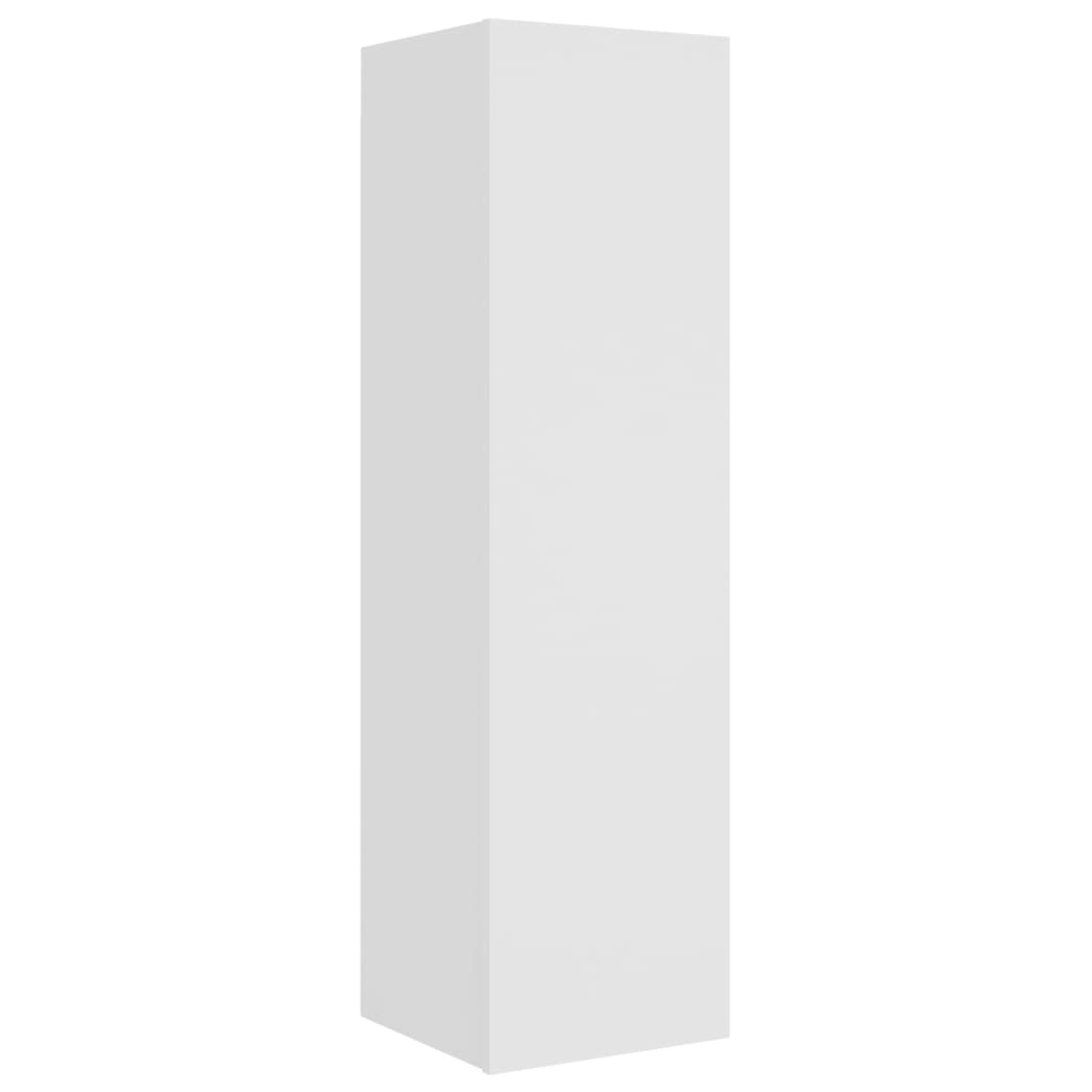 8-tlg. TV-Schrank-Set Weiß Holzwerkstoff