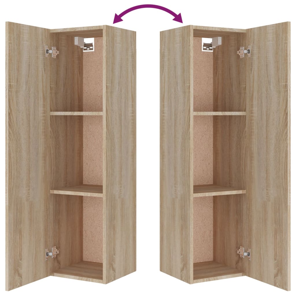 8-tlg. TV-Schrank-Set Sonoma-Eiche Holzwerkstoff