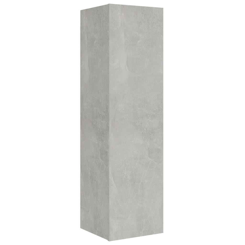 8-tlg. TV-Schrank-Set Betongrau Holzwerkstoff