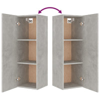 Thumbnail for 8-tlg. TV-Schrank-Set Betongrau Holzwerkstoff