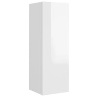 Thumbnail for 8-tlg. TV-Schrank-Set Hochglanz-Weiß Holzwerkstoff