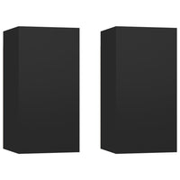 Thumbnail for 4-tlg. TV-Schrank-Set Schwarz Holzwerkstoff