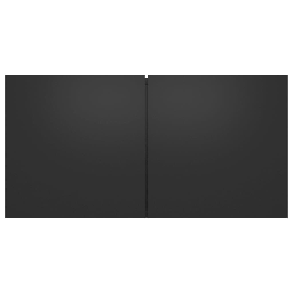 4-tlg. TV-Schrank-Set Schwarz Holzwerkstoff