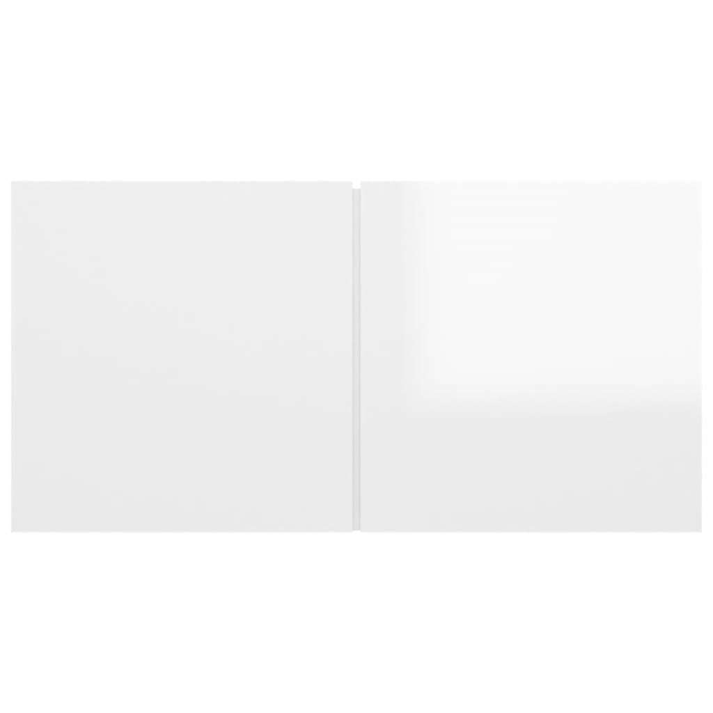 5-tlg. TV-Schrank-Set Hochglanz-Weiß Holzwerkstoff