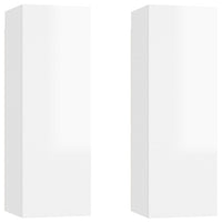 Thumbnail for 6-tlg. TV-Schrank-Set Hochglanz-Weiß Holzwerkstoff