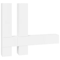 Thumbnail for TV-Wandschrank Hochglanz-Weiß Holzwerkstoff