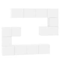 Thumbnail for TV-Wandschrank Hochglanz-Weiß Holzwerkstoff