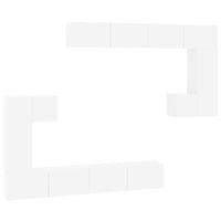 Thumbnail for TV-Wandschrank Hochglanz-Weiß Holzwerkstoff