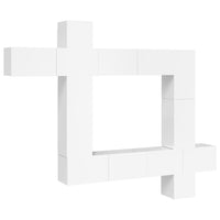 Thumbnail for 9-tlg. TV-Schrank-Set Hochglanz-Weiß Holzwerkstoff