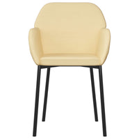 Thumbnail for Esszimmerstühle 2 Stk. Creme Samt