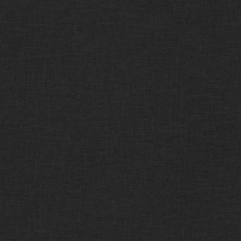 Esszimmerstühle 2 Stk. Schwarz Stoff und Kunstleder