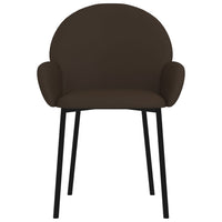 Thumbnail for Esszimmerstühle 2 Stk. Braun Kunstleder