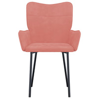 Thumbnail for Esszimmerstühle 2 Stk. Rosa Samt