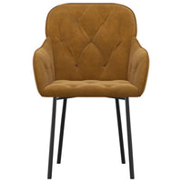 Thumbnail for Esszimmerstühle 2 Stk. Braun Samt