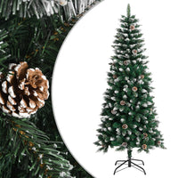 Thumbnail for Künstlicher Weihnachtsbaum mit Ständer Grün 150 cm PVC