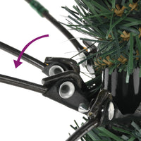 Thumbnail for Künstlicher Weihnachtsbaum mit Ständer Grün 150 cm PVC