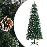 Thumbnail for Künstlicher Weihnachtsbaum mit Ständer Grün 180 cm PVC