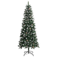 Thumbnail for Künstlicher Weihnachtsbaum mit Ständer Grün 180 cm PVC