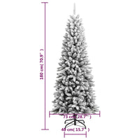 Thumbnail for Künstlicher Weihnachtsbaum Beschneit 180 cm PVC&PE