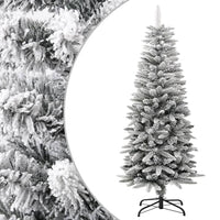 Thumbnail for Künstlicher Weihnachtsbaum Beschneit Schlank 120 cm PVC&PE