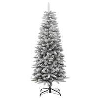 Thumbnail for Künstlicher Weihnachtsbaum Beschneit Schlank 120 cm PVC&PE
