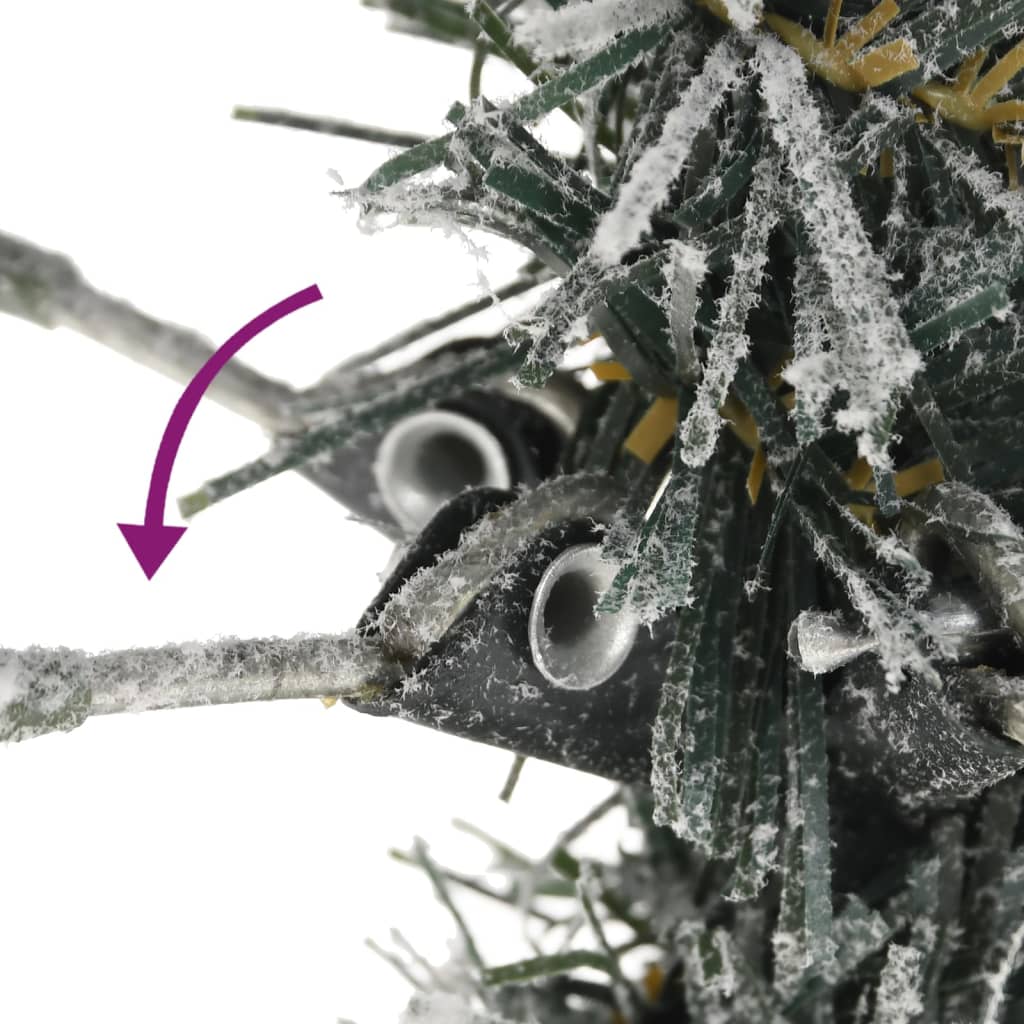 Künstlicher Weihnachtsbaum Beschneit Schlank 120 cm PVC&PE
