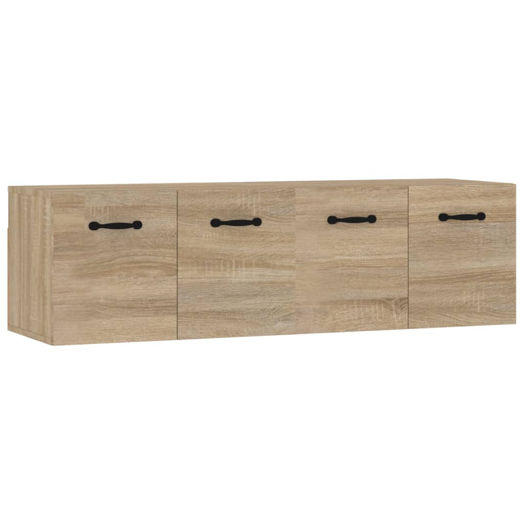 Wandschränke 2 Stk. Sonoma-Eiche 80x35x36,5 cm Holzwerkstoff