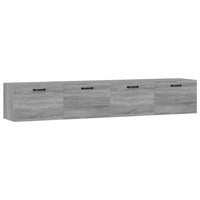 Thumbnail for Wandschränke 2 Stk. Grau Sonoma 100x36,5x35 cm Holzwerkstoff