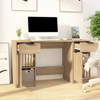 Thumbnail for Schreibtisch mit Beistellschrank Sonoma-Eiche Holzwerkstoff