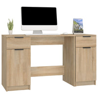 Thumbnail for Schreibtisch mit Beistellschrank Sonoma-Eiche Holzwerkstoff