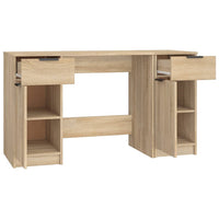Thumbnail for Schreibtisch mit Beistellschrank Sonoma-Eiche Holzwerkstoff