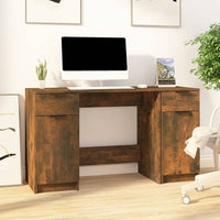 Thumbnail for Schreibtisch mit Beistellschrank Räuchereiche Holzwerkstoff