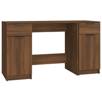 Thumbnail for Schreibtisch mit Beistellschrank Braun Eichen-Optik