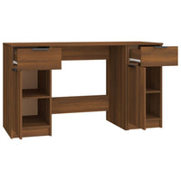 Thumbnail for Schreibtisch mit Beistellschrank Braun Eichen-Optik