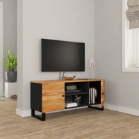Thumbnail for TV-Schrank 105x33x46 cm Massivholz Akazie