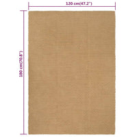 Thumbnail for Teppich Rechteckig Natur 120x180 cm Jute