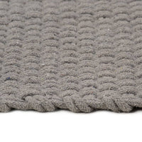 Thumbnail for Teppich Rechteckig Grau 180x250 cm Baumwolle