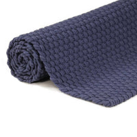 Thumbnail for Teppich Rechteckig Marineblau 180x250 cm Baumwolle