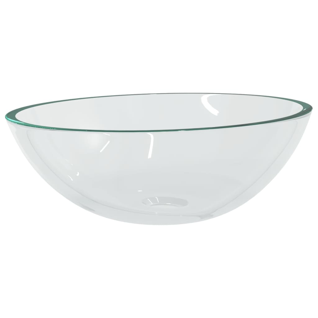 Waschbecken Glas 50x37x14 cm Transparent