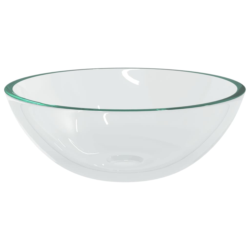 Waschbecken Glas 50x37x14 cm Transparent