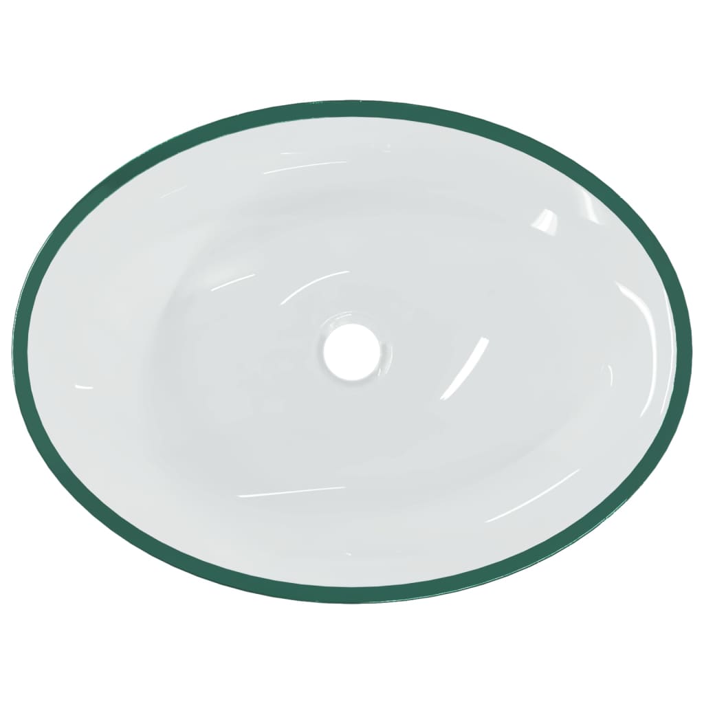 Waschbecken Glas 50x37x14 cm Transparent