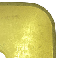 Thumbnail for Waschbecken Glas 42x42x14 cm Gold