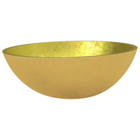 Thumbnail for Waschbecken Glas 50x37x14 cm Gold