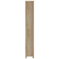 Thumbnail for Bücherregal 7 Fächer 80x30x200 cm Massivholz Akazie