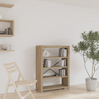 Thumbnail for Bücherregal 4 Fächer 80x30x110 cm Massivholz Akazie