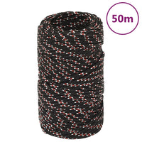 Thumbnail for Bootsseil Schwarz 2 mm 50 m Polypropylen