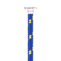 Thumbnail for Bootsseil Blau 12 mm 25 m Polypropylen