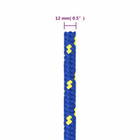 Thumbnail for Bootsseil Blau 12 mm 100 m Polypropylen