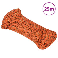 Thumbnail for Bootsseil Orange 4 mm 25 m Polypropylen