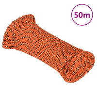 Thumbnail for Bootsseil Orange 4 mm 50 m Polypropylen